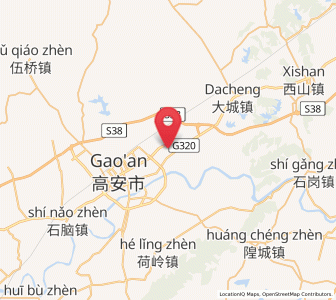 Map of Xiangfu, Jiangxi