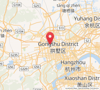 Map of Xiangfu, Zhejiang