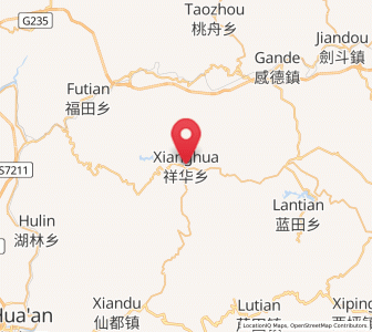 Map of Xianghua, Fujian