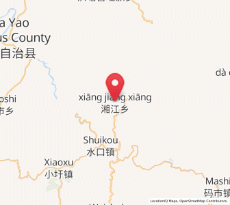 Map of Xiangjiang, Hunan