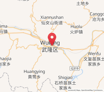 Map of Xiangkou, Chongqing