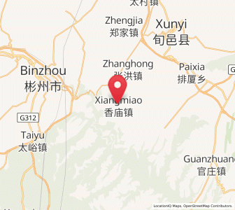 Map of Xiangmiao, Shaanxi