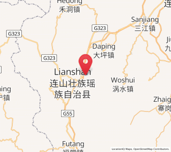 Map of Xiangping, Guangdong