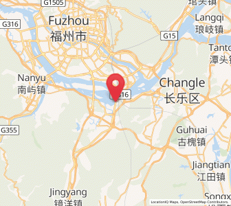 Map of Xiangqian, Fujian