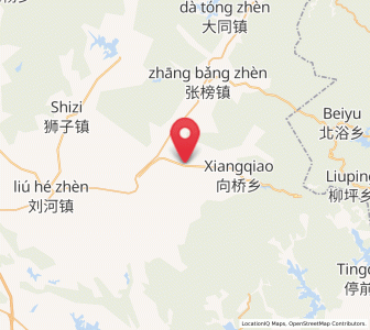 Map of Xiangqiao, Hubei
