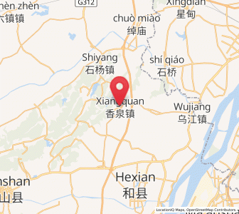 Map of Xiangquan, Anhui