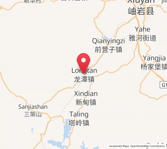 Map of Xiangrong, Liaoning