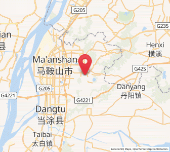 Map of Xiangshan, Anhui