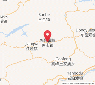 Map of Xiangshi, Hunan