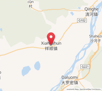 Map of Xiangshun, Heilongjiang
