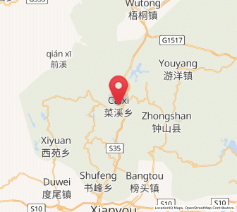 Map of Xiangxi, Fujian