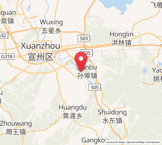 Map of Xiangyang, Anhui