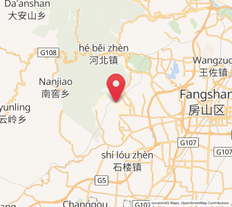 Map of Xiangyang, Beijing