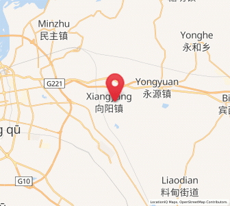 Map of Xiangyang, Heilongjiang