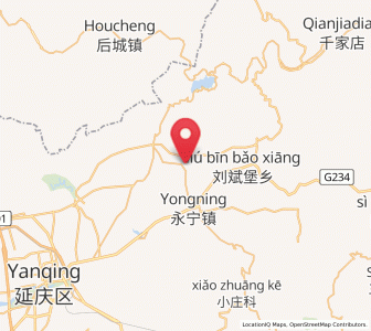 Map of Xiangying, Beijing