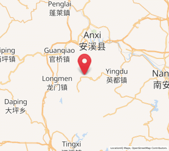 Map of Xiangyun, Fujian