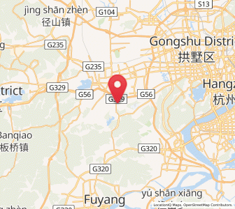 Map of Xianlin, Zhejiang
