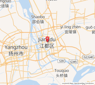 Map of Xiannü, Jiangsu