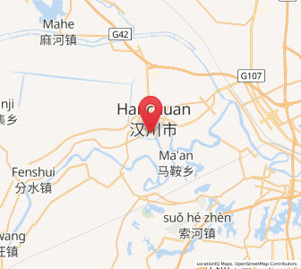 Map of Xiannüshan, Hubei