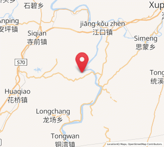 Map of Xianrenwan, Hunan