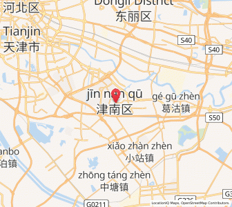 Map of Xianshuigu, Tianjin