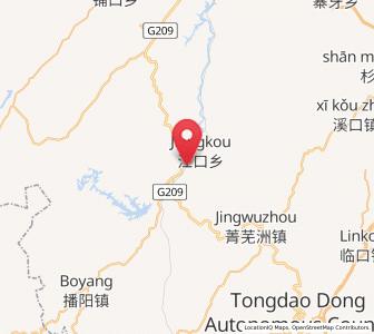 Map of Xianxi, Hunan