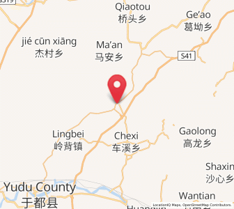 Map of Xianxia, Jiangxi