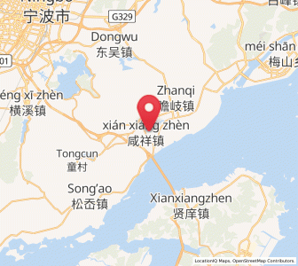 Map of Xianxiang, Zhejiang