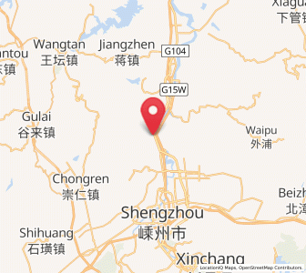 Map of Xianyan, Zhejiang