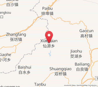 Map of Xianyuan, Jiangxi