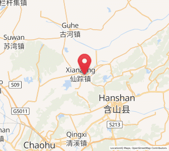 Map of Xianzong, Anhui