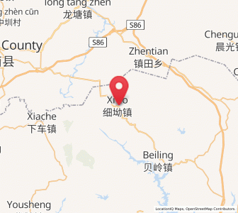 Map of Xi’ao, Guangdong