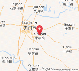 Map of Xiaoban, Hubei