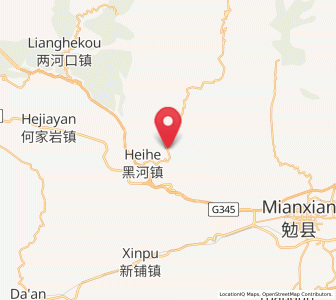 Map of Xiaobianhe, Shaanxi