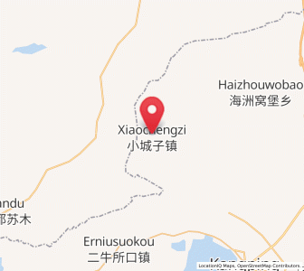 Map of Xiaochengzi, Liaoning