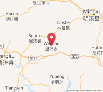 Map of Xiaochi, Fujian