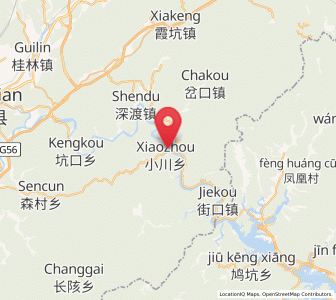 Map of Xiaochuan, Anhui