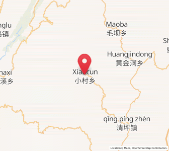 Map of Xiaocun, Hubei