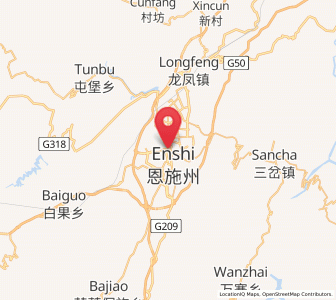 Map of Xiaoduchuan, Hubei