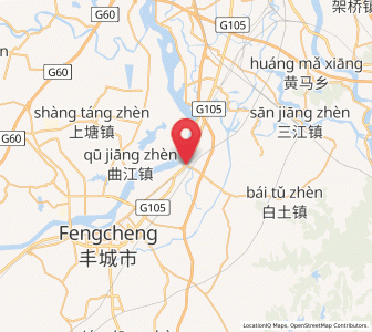 Map of Xiaogang, Jiangxi