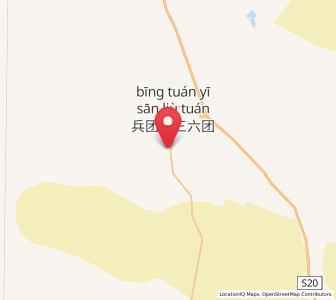 Map of Xiaoguai, Xinjiang