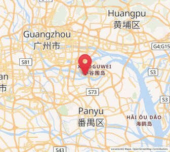 Map of Xiaoguwei, Guangdong