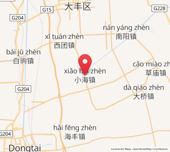 Map of Xiaohai, Jiangsu