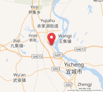 Map of Xiaohe, Hubei