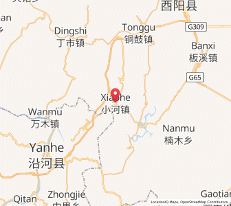 Map of Xiaohe, Chongqing