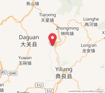 Map of Xiaohebian, Yunnan