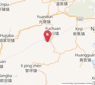 Map of Xiaohemiao, Shaanxi