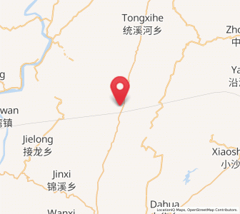 Map of Xiaohenglong, Hunan