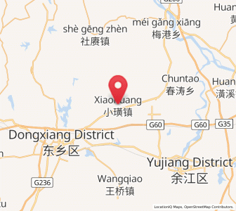 Map of Xiaohuang, Jiangxi
