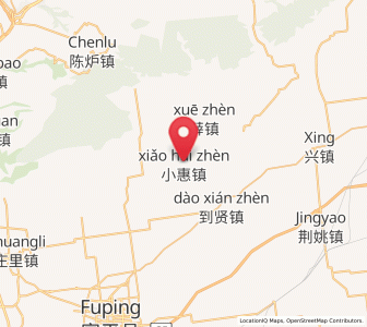 Map of Xiaohui, Shaanxi